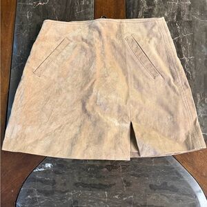 Blank NYC Beige Corduroy Skirt